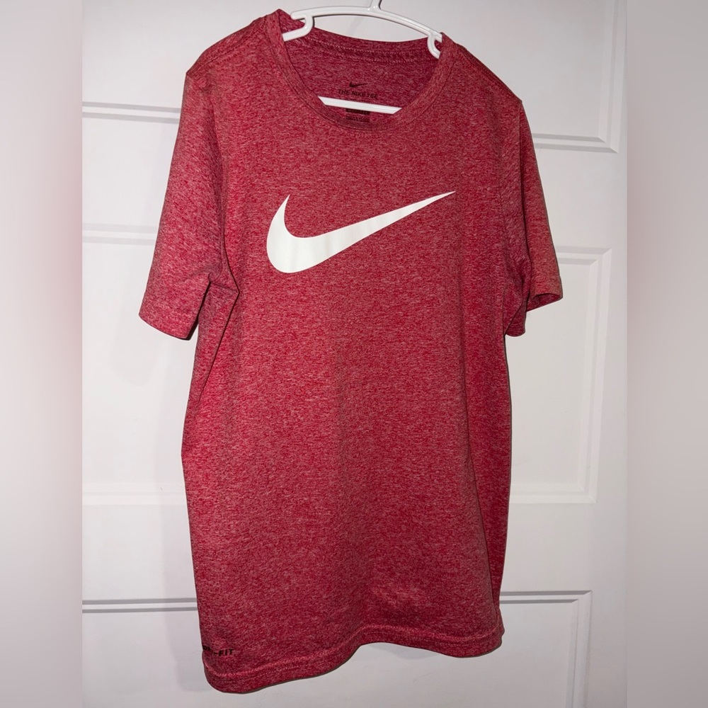 Boy’s NIKE Vibrant Red Dri-fit tee Size Medium